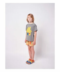 Outlet 🤩 Organic Cotton Poet Shorts Ochre Bobo Choses Fashion Children ⭐ -Outlet Kids' Fashion Store organic cotton poet shorts ochre bobo choses fashion children 2