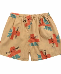 Outlet 🤩 Organic Cotton Poet Shorts Ochre Bobo Choses Fashion Children ⭐ -Outlet Kids' Fashion Store organic cotton poet shorts ochre bobo choses fashion children 4