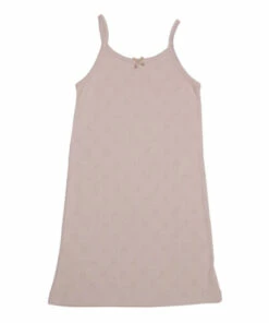 Deals 😍 Organic Cotton Pointelle 👗 Dress Dusty Pink Suuky Fashion Children 👏