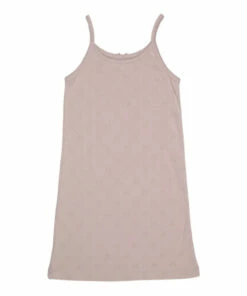 Deals 😍 Organic Cotton Pointelle 👗 Dress Dusty Pink Suuky Fashion Children 👏 -Outlet Kids' Fashion Store organic cotton pointelle dress dusty pink suuky fashion children 3