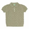 Buy 🤩 Organic Cotton Pointelle Polo Shirt Khaki FUB Fashion Children 😍