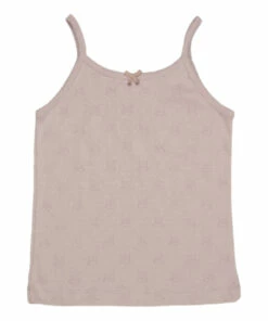 Outlet 👏 Organic Cotton Pointelle Pyjama Set Dusty Pink Suuky Fashion Children ❤️