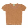 Discount 🔔 Organic Cotton Pointelle T-shirt Apricot FUB Fashion Children 🎁