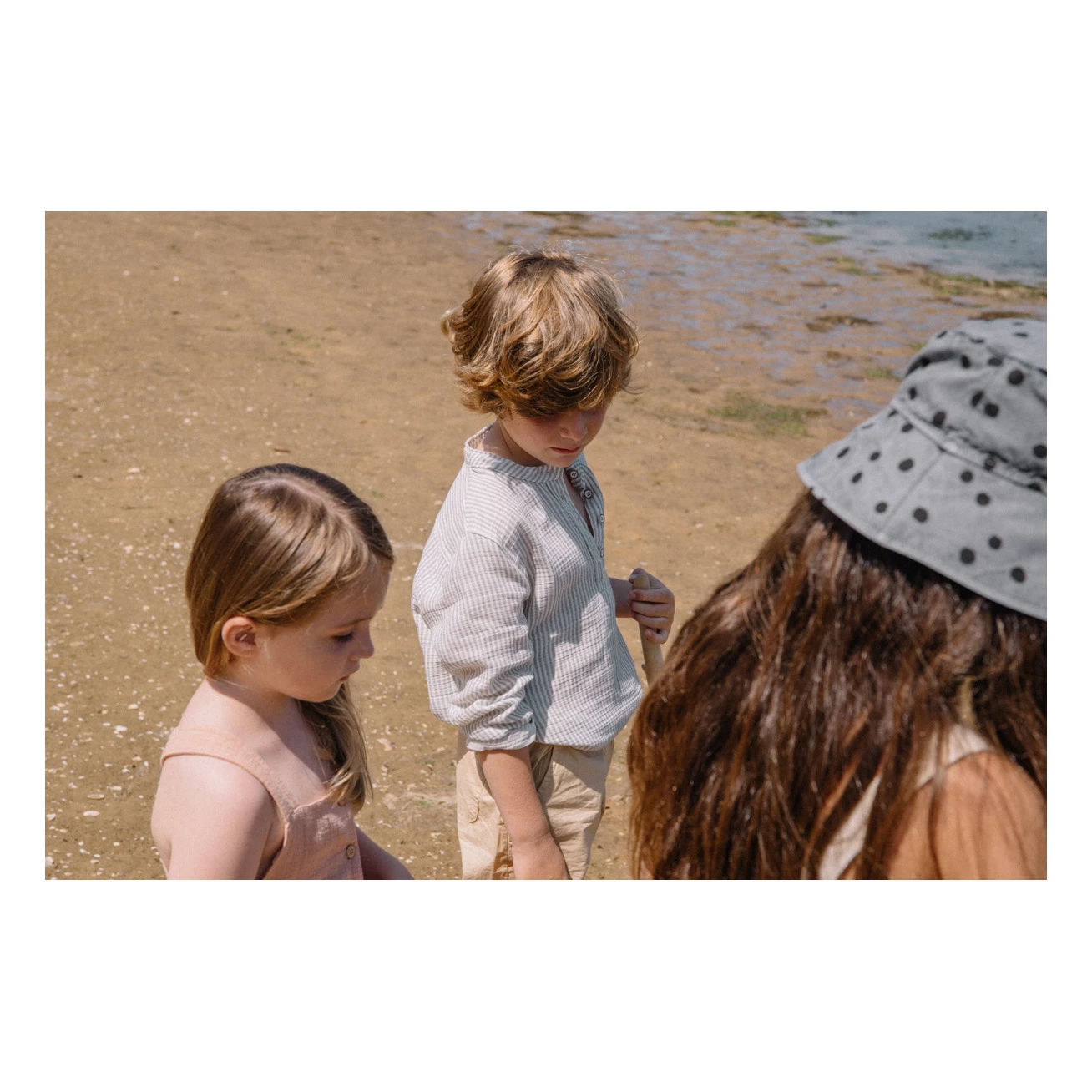 Brand new 💯 Organic Cotton Polka Dot Hat Grey Búho Fashion Children 😀 4 Brand new 💯 Organic Cotton Polka Dot Hat Grey Búho Fashion Children 😀 - Image 4