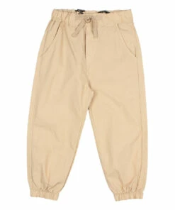 Cheapest 😀 Organic Cotton Poplin Trousers Beige Búho Fashion Children 👍