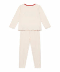 Deals 😀 Organic Cotton Pyjamas - ❄ Christmas Collection - Pale pink Bonton Fashion Children 🌟 -Outlet Kids' Fashion Store organic cotton pyjamas christmas collection pale pink bonton fashion children 5