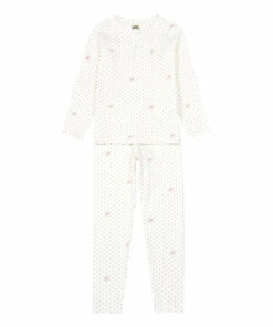 Best Sale ❤️ Organic Cotton Pyjamas Pale pink Bonton Fashion Children ✨