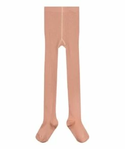 Brand new ❤️ Organic Cotton Ribbed Tights Dusty Pink Gray Label Fashion Teen, Baby, Children 🧨
