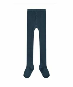 Best deal 🧨 Organic Cotton Ribbed Tights Grey blue Gray Label Fashion Teen, Baby, Children 👏