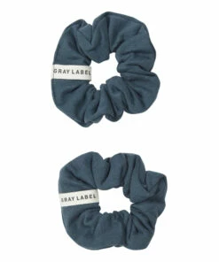 Coupon 😍 Organic Cotton Scrunchie Grey blue Gray Label Fashion Children 👍