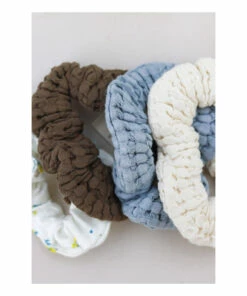Wholesale ❤️ Organic Cotton Scrunchie White Yoli & Otis Fashion Children ❤️ -Outlet Kids' Fashion Store organic cotton scrunchie white yoli otis fashion children 2