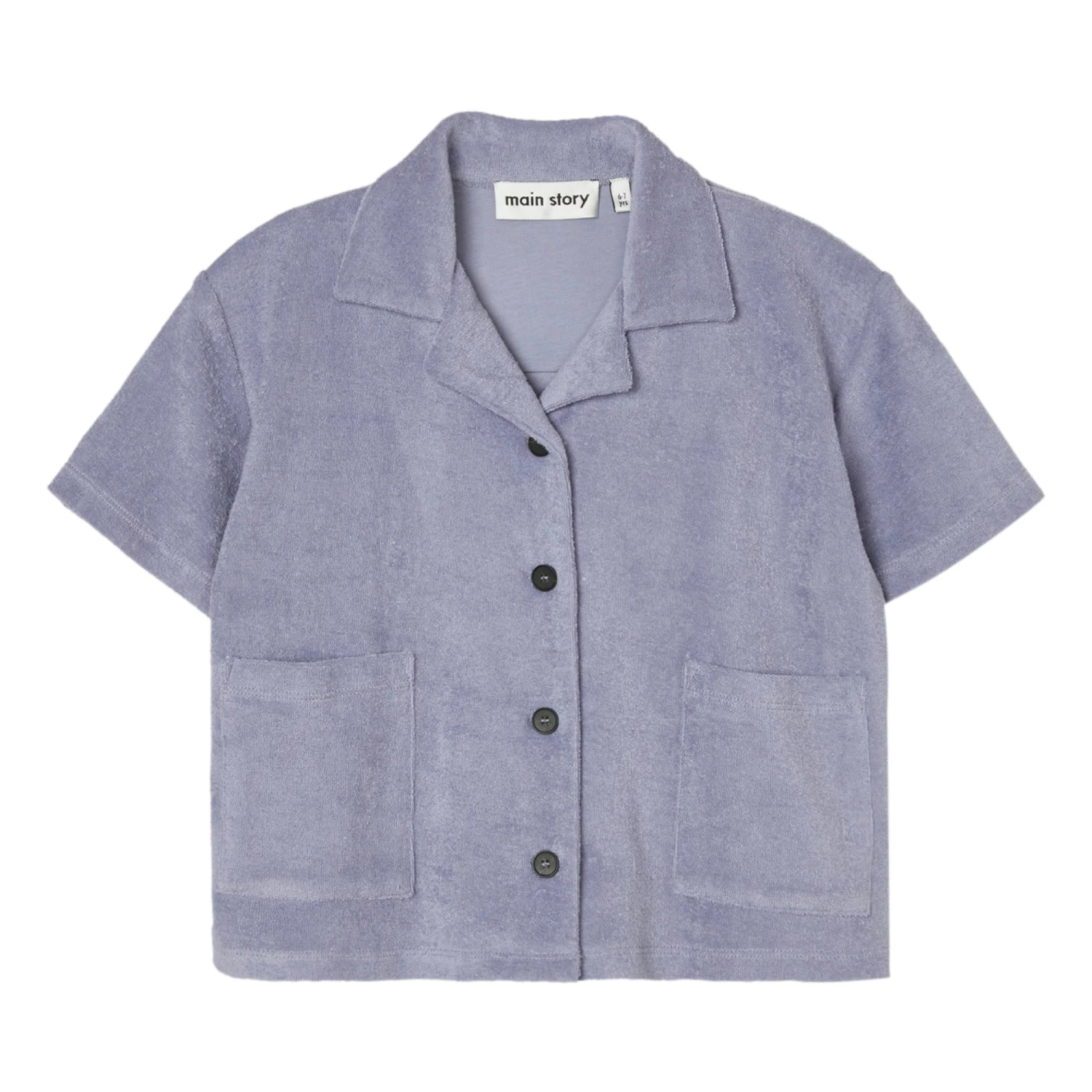 Brand new ๐ฏ Organic Cotton Shirt Grey blue Main Story Fashion Teen, Children โญ 1 Brand new ๐ฏ Organic Cotton Shirt Grey blue Main Story Fashion Teen, Children โญ