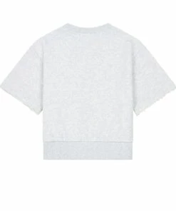 Flash Sale 🌟 Organic Cotton Short-Sleeved Sweatshirt Light eather grey Hundred Pieces Fashion Teen, Children 🔥 -Outlet Kids' Fashion Store organic cotton short sleeve sweatshirtorganic cotton short sleeved sweatshirt light eather grey hundred pieces fashion teen children 3