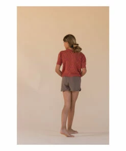 Best Sale ✔️ Organic Cotton Shorts Camel Longlivethequeen Fashion Teen, Children 🎉 -Outlet Kids' Fashion Store organic cotton shorts camel longlivethequeen fashion teen children 2