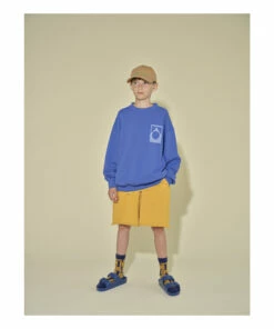 Coupon 🌟 Organic Cotton Skate Shorts Sunflower Yellow Main Story Fashion Teen, Children 💯 -Outlet Kids' Fashion Store organic cotton skate shorts sunflower yellow main story fashion teen children 2