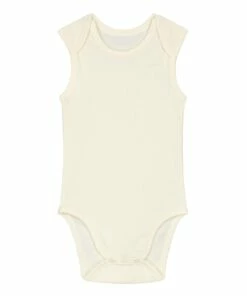 Best deal 🎉 Organic Cotton Sleeveless Bodysuits - Set of 2 Off white Gray Label Fashion Children 🌟