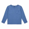 Discount 👏 Organic Cotton Slub T-shirt Blue Bonton Fashion Children ❤️