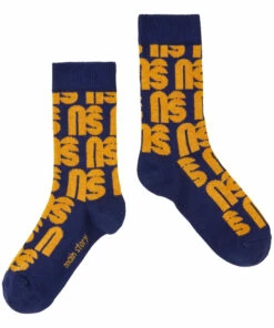 New 🛒 Organic Cotton 🧦 Socks Midnight blue Main Story Fashion Teen, Children 😀