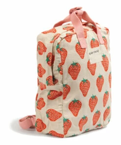 Deals ❤️ Organic Cotton Strawberry Backpack Ecru Bobo Choses Fashion Children 🔥 -Outlet Kids' Fashion Store organic cotton strawberry backpack ecru bobo choses fashion children 4