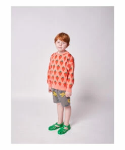Brand new 👏 Organic Cotton Strawberry Jumper Pink Bobo Choses Fashion Baby, Children 👍 -Outlet Kids' Fashion Store organic cotton strawberry jumper pink bobo choses fashion baby children 2