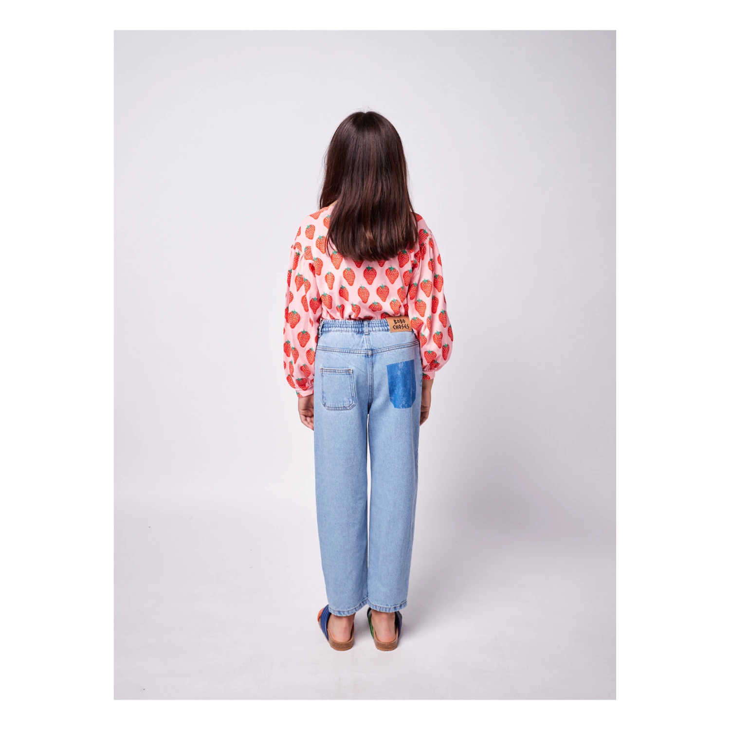 Flash Sale 🎉 Organic Cotton Strawberry Sweatshirt Pink Bobo Choses Fashion Children 👏 4 Flash Sale 🎉 Organic Cotton Strawberry Sweatshirt Pink Bobo Choses Fashion Children 👏 - Image 4