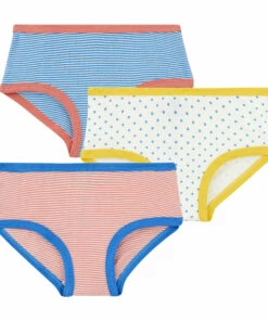 Best Sale ⌛ Organic Cotton Striped Briefs - Set of 3 White Petit Bateau Fashion Children ⭐