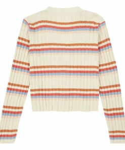 Budget 🎁 Organic Cotton Striped Cardigan Ecru Aymara Fashion Teen, Children ❤️ -Outlet Kids' Fashion Store organic cotton striped cardigan ecru aymara fashion teen children 4