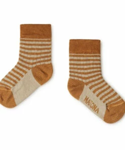 Top 10 💯 Organic Cotton Striped 🧦 Socks Ochre Matona Fashion Baby, Children 🧨