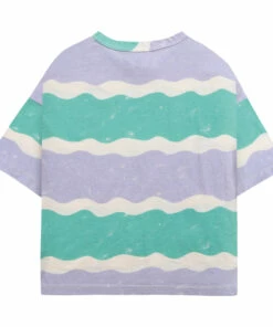 Best Pirce 😀 Organic Cotton Striped T-shirt Mauve Bobo Choses Fashion Children 💯 -Outlet Kids' Fashion Store organic cotton striped t shirt mauve bobo choses fashion children 5