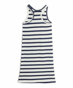 Best Pirce 🧨 Organic Cotton Striped Tank Top 👗 Dress Navy blue Mini Rodini Fashion Baby, Children ⭐ -Outlet Kids' Fashion Store organic cotton striped tank top dress navy blue mini rodini fashion baby children 2