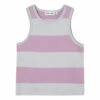 Best Pirce 😀 Organic Cotton Striped Tank Top Purple Main Story Fashion Children 🔥