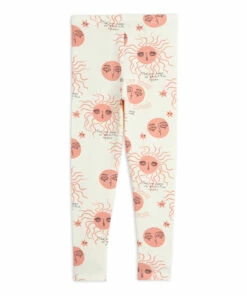 New โ๏ธ Organic Cotton Sun Leggings Ecru Mini Rodini Fashion Children ๐งจ 5 New โ๏ธ Organic Cotton Sun Leggings Ecru Mini Rodini Fashion Children ๐งจ -Outlet Kids' Fashion Store organic cotton sun leggings ecru mini rodini fashion children 2