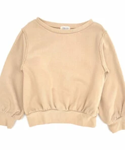 Best deal ✨ Organic Cotton Sweatshirt Beige Longlivethequeen Fashion Teen, Children 🌟