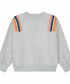 Cheapest 💯 Organic Cotton Cut-Out Sweatshirt Light eather grey Hundred Pieces Fashion Teen, Children 🔔