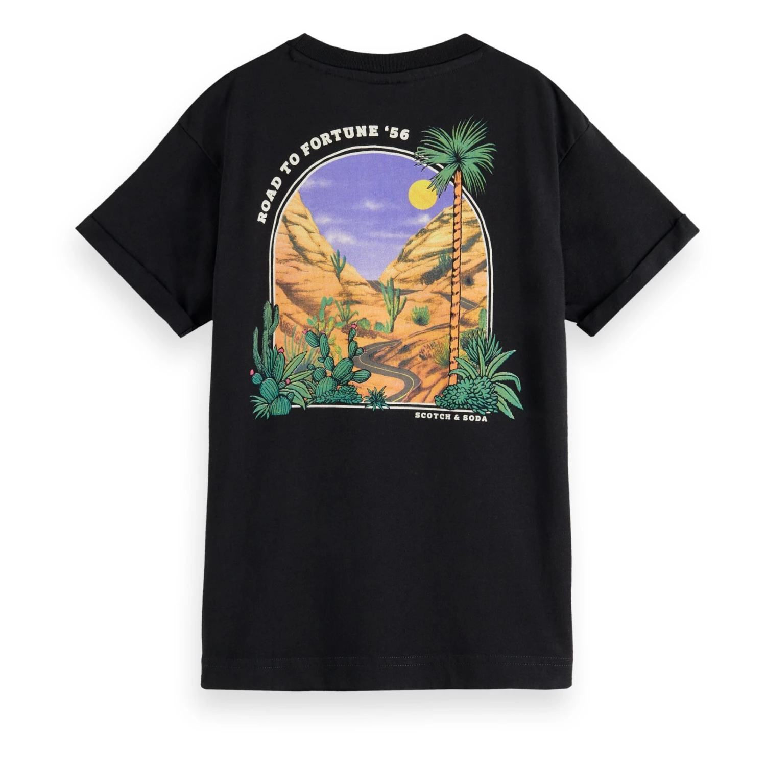 Buy π Organic Cotton T-shirt Black Scotch & Soda Fashion Teen, Children π 2 Buy π Organic Cotton T-shirt Black Scotch & Soda Fashion Teen, Children π - Image 2