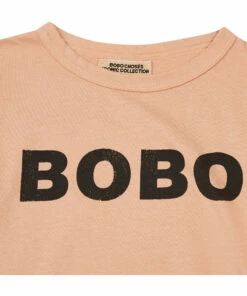 Cheap 💯 Organic Cotton T-shirt - Iconic Collection - Apricot Bobo Choses Fashion Children 🔔 -Outlet Kids' Fashion Store organic cotton t shirt iconic collection apricot bobo choses fashion children 1