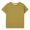 Cheapest 🎉 Organic Cotton T-shirt Khaki Gray Label Fashion Children 🛒