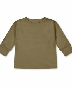 Cheapest 🔔 Organic Cotton T-shirt Olive green Matona Fashion Baby, Children 😍