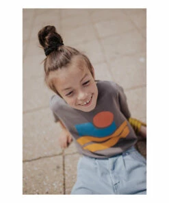 Flash Sale 🧨 Organic Cotton T-shirt Taupe Grey Repose AMS Fashion Teen, Children 💯 -Outlet Kids' Fashion Store organic cotton t shirt taupe grey repose ams fashion teen children 5