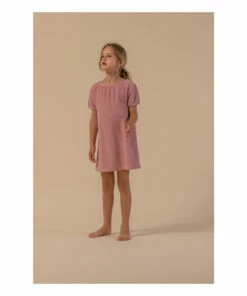 Discount 🤩 Organic Cotton Terry Cloth 👗 Dress Pink Longlivethequeen Fashion Teen, Children 🎁 -Outlet Kids' Fashion Store organic cotton terry cloth dress pink longlivethequeen fashion teen children 1