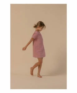 Discount 🤩 Organic Cotton Terry Cloth 👗 Dress Pink Longlivethequeen Fashion Teen, Children 🎁 -Outlet Kids' Fashion Store organic cotton terry cloth dress pink longlivethequeen fashion teen children 2