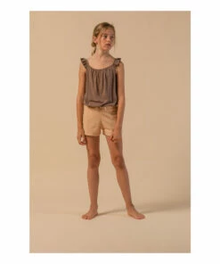 Deals ⭐ Organic Cotton Terry Cloth Shorts Beige Longlivethequeen Fashion Teen, Children ⌛ -Outlet Kids' Fashion Store organic cotton terry cloth shorts beige longlivethequeen fashion teen children 1