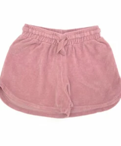 New 🔔 Organic Cotton Terry Cloth Shorts Pink Longlivethequeen Fashion Teen, Children 🤩