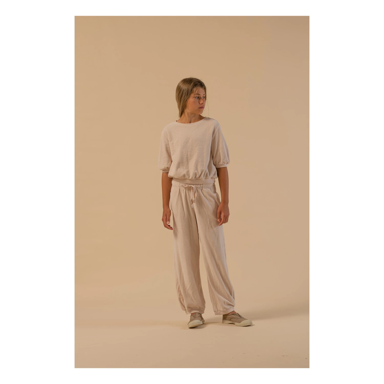 Outlet ๐ฏ Organic Cotton Terry Cloth Sweatshirt White Longlivethequeen Fashion Teen, Children ๐งจ 2 Outlet ๐ฏ Organic Cotton Terry Cloth Sweatshirt White Longlivethequeen Fashion Teen, Children ๐งจ - Image 2