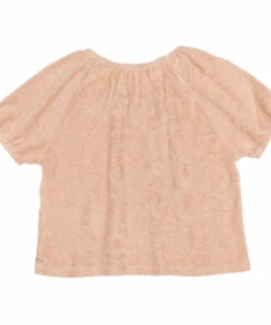 Buy 🎉 Organic Cotton Terry Cloth T-shirt Dusty Pink Búho Fashion Children ❤️ -Outlet Kids' Fashion Store organic cotton terry cloth t shirt dusty pink b uacute ho fashion children 3