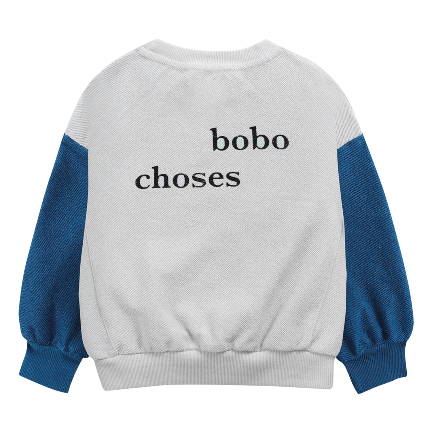 Best Sale ๐ Organic Cotton Textured Poet Sweatshirt Blue Bobo Choses Fashion Children ๐ 2 Best Sale ๐ Organic Cotton Textured Poet Sweatshirt Blue Bobo Choses Fashion Children ๐ - Image 2