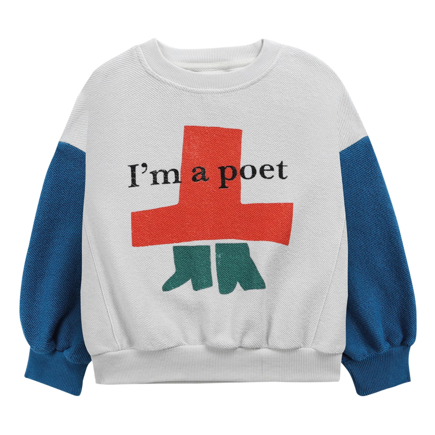 Best Sale ๐ Organic Cotton Textured Poet Sweatshirt Blue Bobo Choses Fashion Children ๐ 1 Best Sale ๐ Organic Cotton Textured Poet Sweatshirt Blue Bobo Choses Fashion Children ๐