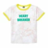 Top 10 🛒 Organic Cotton Tie-Dye Heart T-shirt Pale pink Bonton Fashion Children 😀