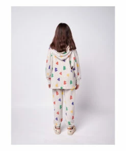 Promo 👏 Organic Cotton Triangle Hoodie Heather grey Bobo Choses Fashion Children 🌟 -Outlet Kids' Fashion Store organic cotton triangle hoodie heather grey bobo choses fashion children 3