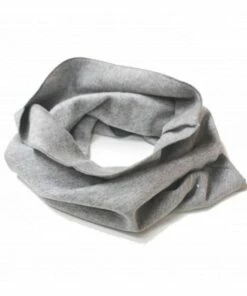 Promo ❤️ Organic Cotton Tube Scarf Grey Gray Label Fashion Children ⌛